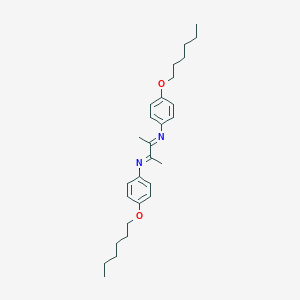 molecular formula C28H40N2O2 B287922 N,N'-Bis[4-(hexyloxy)phenyl]-2,3-butanediimine 