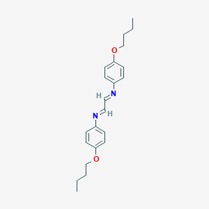 molecular formula C22H28N2O2 B287925 N,N'-Bis(4-butoxyphenyl)-1,2-ethanediimine 