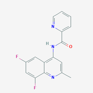 N-(6,8-difluoro-2-methylquinolin-4-yl)pyridine-2-carboxamide