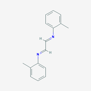 molecular formula C16H16N2 B287927 N-(2-methylphenyl)-N-{2-[(2-methylphenyl)imino]ethylidene}amine CAS No. 51479-97-1