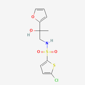 5-chloro-N-[2-(furan-2-yl)-2-hydroxypropyl]thiophene-2-sulfonamide