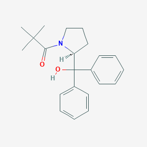 molecular formula C22H27NO2 B287931 [1-(2,2-Dimethylpropanoyl)-2-pyrrolidinyl](diphenyl)methanol 