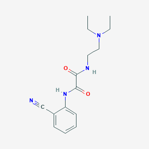 molecular formula C15H20N4O2 B2879349 N1-(2-cyanophenyl)-N2-(2-(diethylamino)ethyl)oxalamide CAS No. 886900-08-9