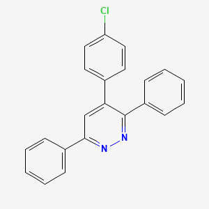 4-(4-Chlorophenyl)-3,6-diphenylpyridazine