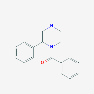 molecular formula C18H20N2O B287936 (4-Methyl-2-phenylpiperazin-1-yl)-phenylmethanone 