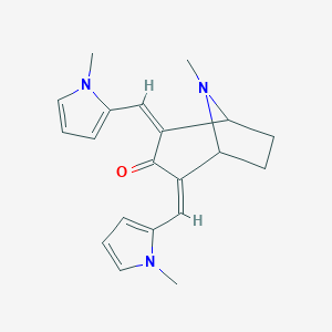 8-methyl-2,4-bis[(1-methyl-1H-pyrrol-2-yl)methylene]-8-azabicyclo[3.2.1]octan-3-one