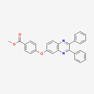 Methyl 4-(2,3-diphenylquinoxalin-6-yl)oxybenzoate