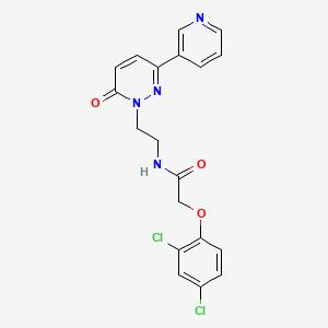 2-(2,4-dichlorophenoxy)-N-(2-(6-oxo-3-(pyridin-3-yl)pyridazin-1(6H)-yl)ethyl)acetamide