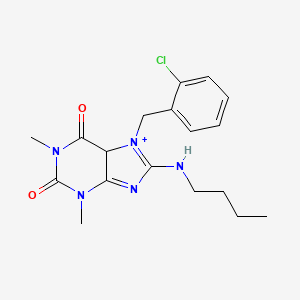 8-(butylamino)-7-[(2-chlorophenyl)methyl]-1,3-dimethyl-2,3,6,7-tetrahydro-1H-purine-2,6-dione