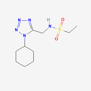 N-((1-cyclohexyl-1H-tetrazol-5-yl)methyl)ethanesulfonamide