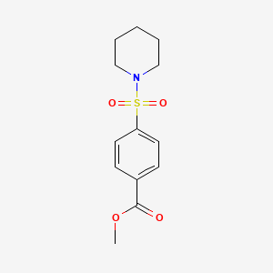 molecular formula C13H17NO4S B2879493 4-(哌啶-1-磺酰基)苯甲酸甲酯 CAS No. 577752-97-7