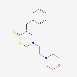 3-Benzyl-5-(2-morpholin-4-ylethyl)-1,3,5-thiadiazinane-2-thione