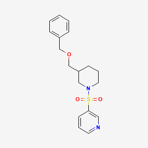3-((3-((Benzyloxy)methyl)piperidin-1-yl)sulfonyl)pyridine