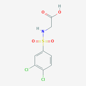 molecular formula C8H7Cl2NO4S B2879534 2-(3,4-Dichlorobenzenesulfonamido)acetic acid CAS No. 129582-99-6