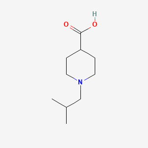 molecular formula C10H19NO2 B2879574 1-Isobutylpiperidine-4-carboxylic acid CAS No. 901313-95-9