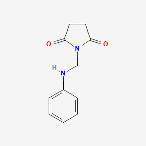 molecular formula C11H12N2O2 B2879660 1-(苯甲胺甲基)吡咯烷-2,5-二酮 CAS No. 13314-99-3