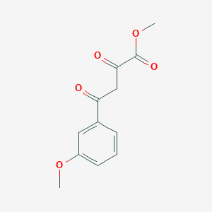 molecular formula C12H12O5 B2879667 4-(3-甲氧基苯基)-2,4-二氧代丁酸甲酯 CAS No. 501653-39-0