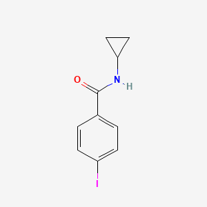 molecular formula C10H10INO B2879678 N-环丙基-4-碘苯甲酰胺 CAS No. 794539-14-3
