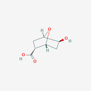 molecular formula C7H10O4 B2879748 rac-(1R,2R,4R,5S)-5-羟基-7-氧杂双环[2.2.1]庚烷-2-羧酸 CAS No. 2008714-63-2