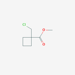 molecular formula C7H11ClO2 B2880046 Methyl 1-(chloromethyl)cyclobutane-1-carboxylate CAS No. 2248290-76-6