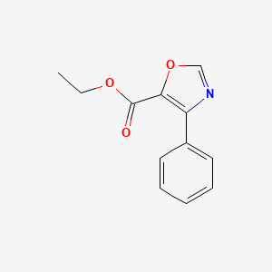 molecular formula C12H11NO3 B2880051 Ethyl 4-phenyl-1,3-oxazole-5-carboxylate CAS No. 1260888-63-8