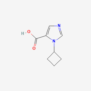 molecular formula C8H10N2O2 B2880057 1-环丁基-1H-咪唑-5-羧酸 CAS No. 1547005-30-0