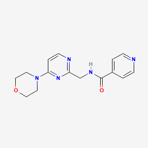 N-((4-morpholinopyrimidin-2-yl)methyl)isonicotinamide