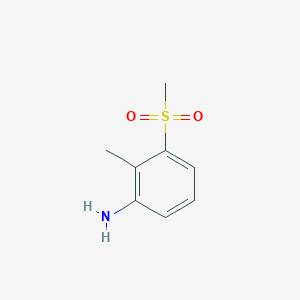 molecular formula C8H11NO2S B2880122 3-Methanesulfonyl-2-methylaniline CAS No. 1335496-96-2