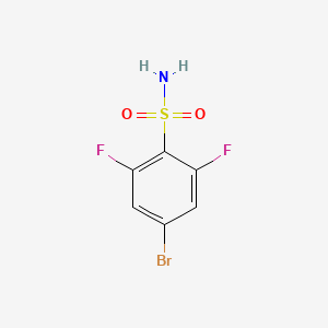 molecular formula C6H4BrF2NO2S B2880156 4-Bromo-2,6-difluorobenzenesulfonamide CAS No. 263349-74-2