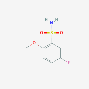 molecular formula C7H8FNO3S B2880171 5-Fluoro-2-methoxybenzenesulfonamide CAS No. 444-54-2
