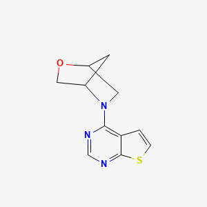5-{Thieno[2,3-d]pyrimidin-4-yl}-2-oxa-5-azabicyclo[2.2.1]heptane
