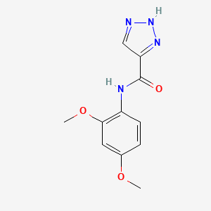 molecular formula C11H12N4O3 B2880194 N-(2,4-dimethoxyphenyl)-1H-1,2,3-triazole-5-carboxamide CAS No. 936323-30-7