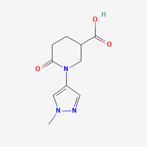 1-(1-methyl-1H-pyrazol-4-yl)-6-oxopiperidine-3-carboxylic acid