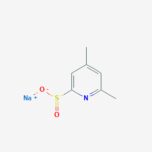 molecular formula C7H8NNaO2S B2880238 Sodium 4,6-dimethylpyridine-2-sulfinate CAS No. 2098851-46-6