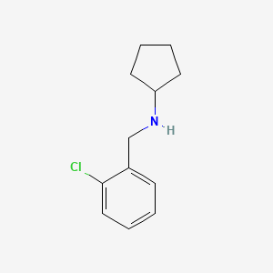 N-[(2-chlorophenyl)methyl]cyclopentanamine