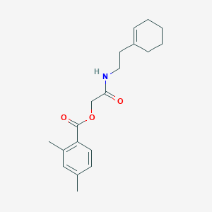 [2-[2-(Cyclohexen-1-yl)ethylamino]-2-oxoethyl] 2,4-dimethylbenzoate