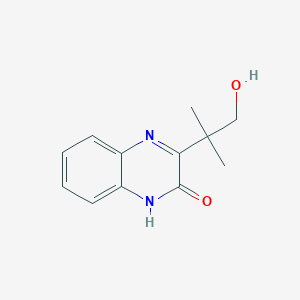 2(1H)-Quinoxalinone, 3-(2-hydroxy-1,1-dimethylethyl)-
