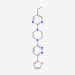 3-[4-(5-Ethylpyrimidin-2-yl)piperazin-1-yl]-6-(furan-2-yl)pyridazine