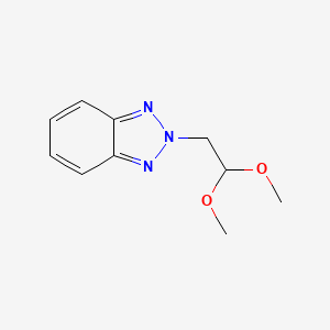molecular formula C10H13N3O2 B2880285 2-(2,2-Dimethoxyethyl)benzotriazole CAS No. 304690-47-9