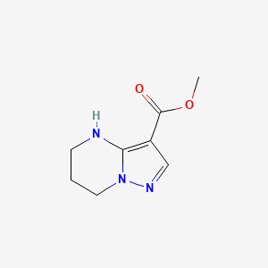 molecular formula C8H11N3O2 B2880337 Methyl 4,5,6,7-tetrahydropyrazolo[1,5-a]pyrimidine-3-carboxylate CAS No. 2248329-97-5