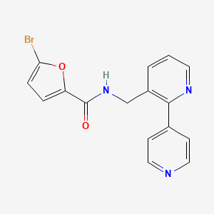N-([2,4'-bipyridin]-3-ylmethyl)-5-bromofuran-2-carboxamide