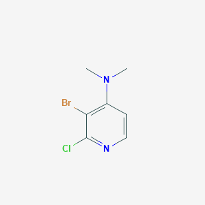 3-Bromo-2-chloro-N,N-dimethylpyridin-4-amine