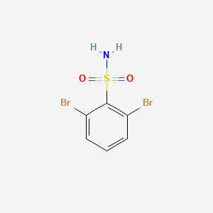 molecular formula C6H5Br2NO2S B2880408 2,6-Dibromobenzenesulfonamide CAS No. 1700401-95-1