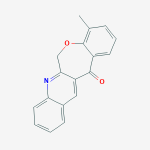 molecular formula C18H13NO2 B288041 4-methyl[1]benzoxepino[3,4-b]quinolin-13(6H)-one 