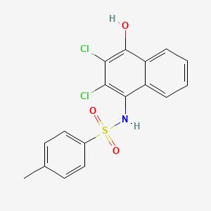 N-(2,3-dichloro-4-hydroxynaphthalen-1-yl)-4-methylbenzenesulfonamide