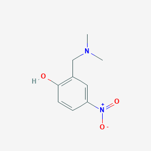 molecular formula C9H12N2O3 B2880440 2-[(二甲氨基)甲基]-4-硝基苯酚 CAS No. 2977-73-3