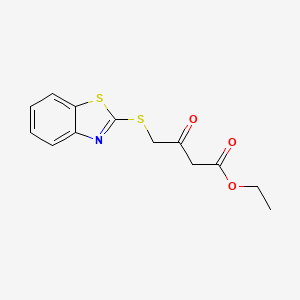 Ethyl 4-(1,3-benzothiazol-2-ylsulfanyl)-3-oxobutanoate