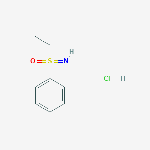 Ethyl(imino)phenyl-lambda6-sulfanone hydrochloride