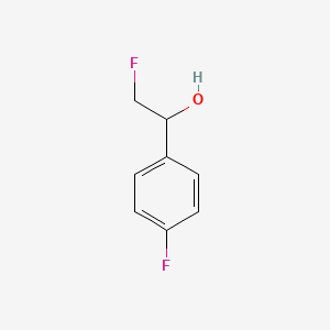 molecular formula C8H8F2O B2880514 2-Fluoro-1-(4-fluorophenyl)ethanol CAS No. 40733-93-5