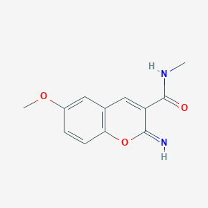 2-imino-6-methoxy-N-methyl-2H-chromene-3-carboxamide